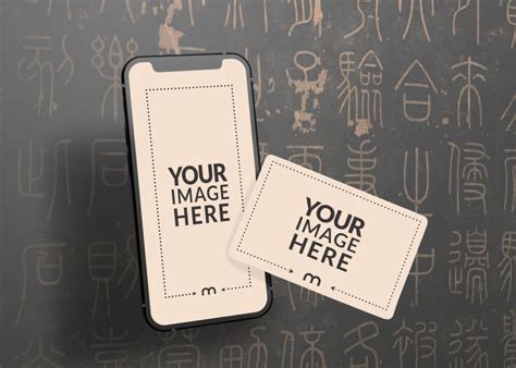 nfc card mockup|nfc card iphone mockup.